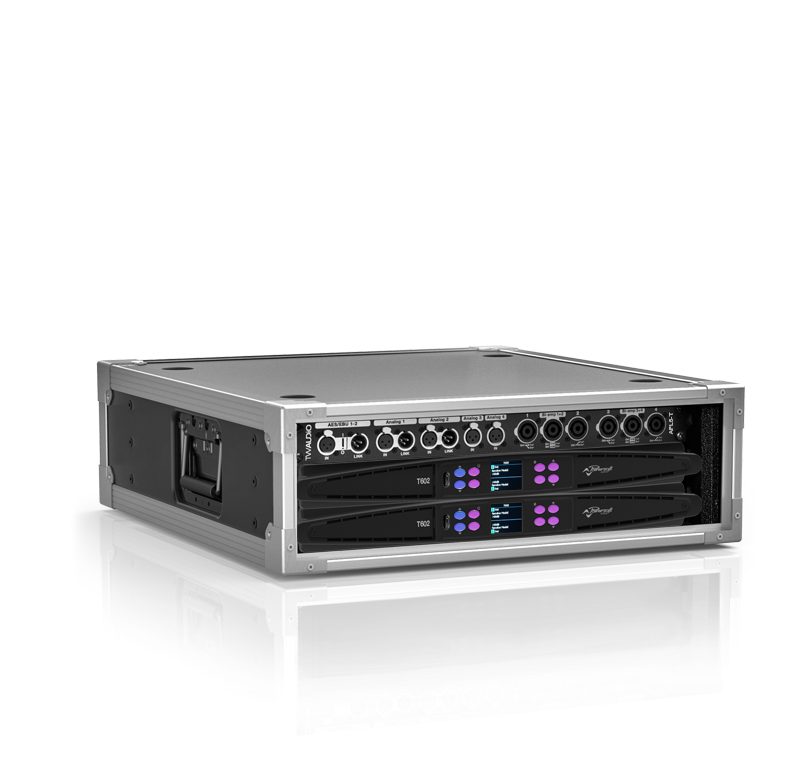 Powersoft | 4-Kanal Digitalendstufen Systemrack T902 mit Anschlusspanel