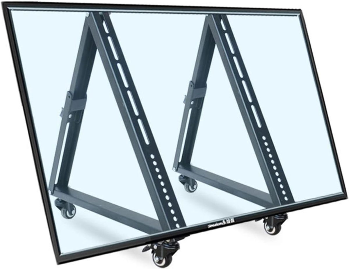 BIGalleons | Monitor-Bodenständer für 32-65'' Display auf Rollen