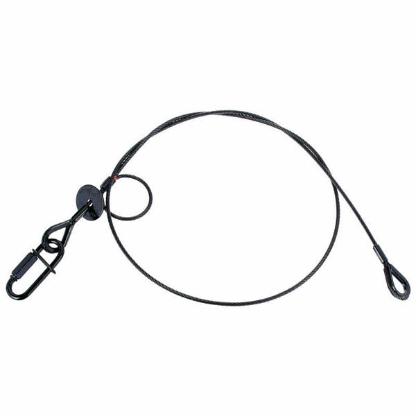 Major | Saveking 3mm 0,6m 20Kg | Sicherungsseil | schwarz