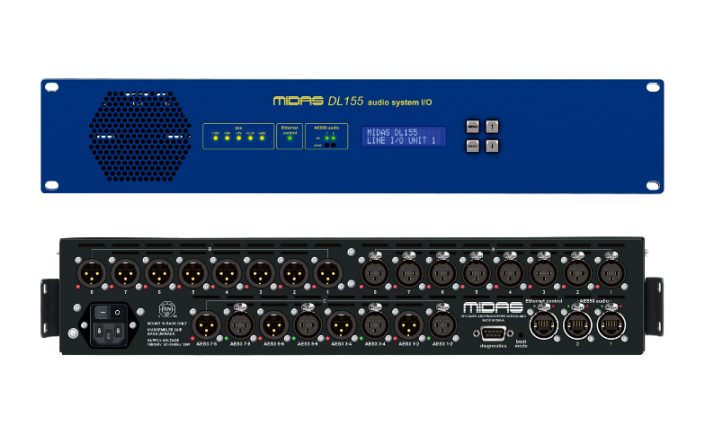 MIDAS | DL155 | Stagebox mit 8x Analog In-Out / 8x AES In-Out
