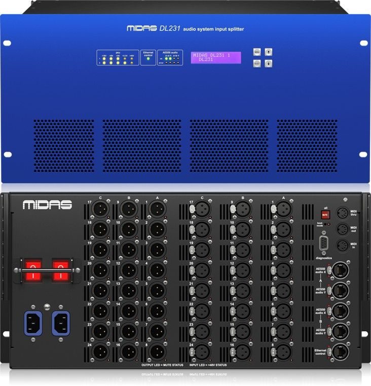 MIDAS | DL231 | Stagebox mit 24x Analog In-Out