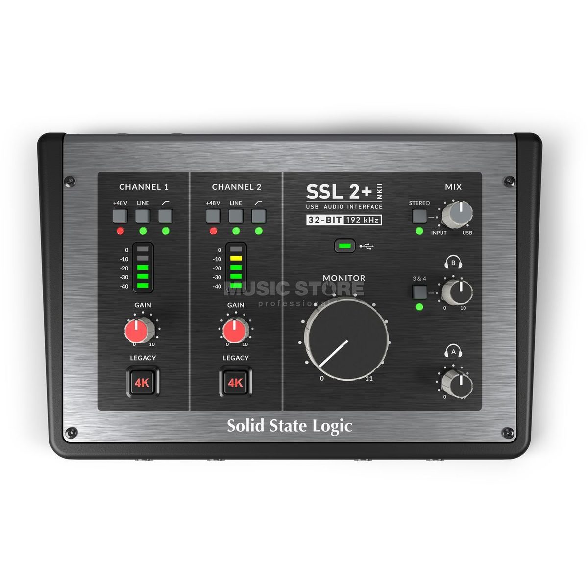 Solid State Logic | SSL 2+ | 2x4 USB-C Audiointerface