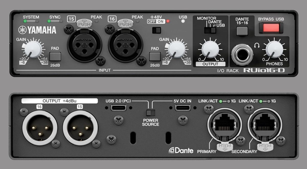 Yamaha | RUio16-D | Audio Interface | VST Rack Pro